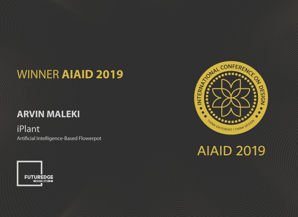 ARVIN MALEKI WINNER AIAID 2019